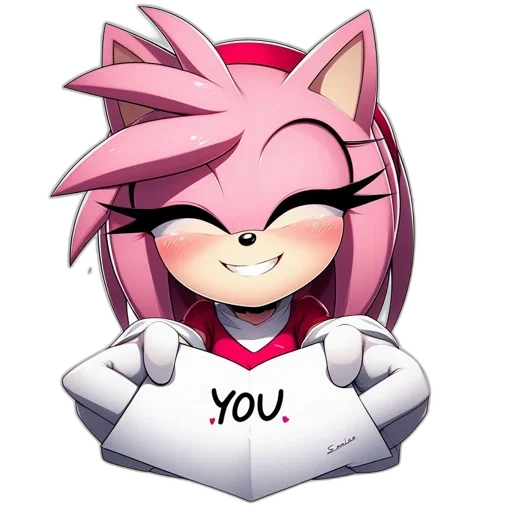anime, pixel art, 3d render, cartoon, animated, character, pink, fur transparent PNG cut-out