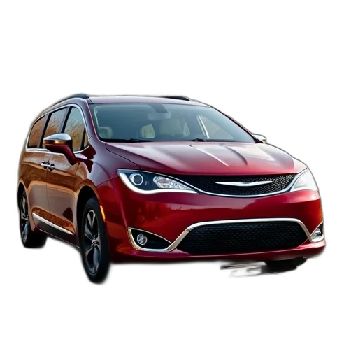 car, red, 2020, chrysler transparent PNG cut-out