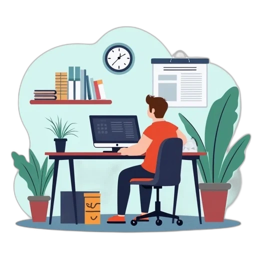3d render, flat, style, image transparent PNG cut-out
