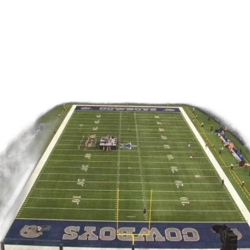 aerial, view, dallas, cowboys, stadium, large, screen, displaying transparent PNG cut-out