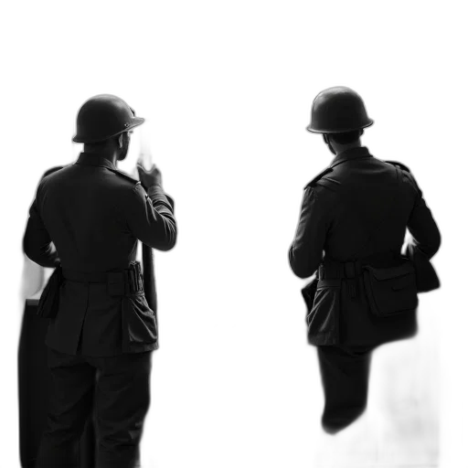 jacket, staff, hat, dress, concept art, photorealistic, 3d render, monochrome transparent PNG cut-out