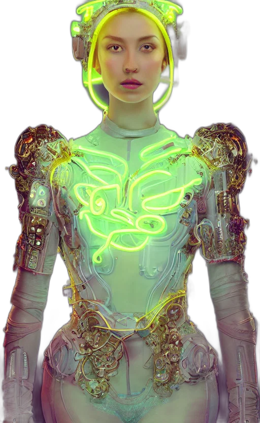 robot, jewelry, mask, creature transparent PNG cut-out