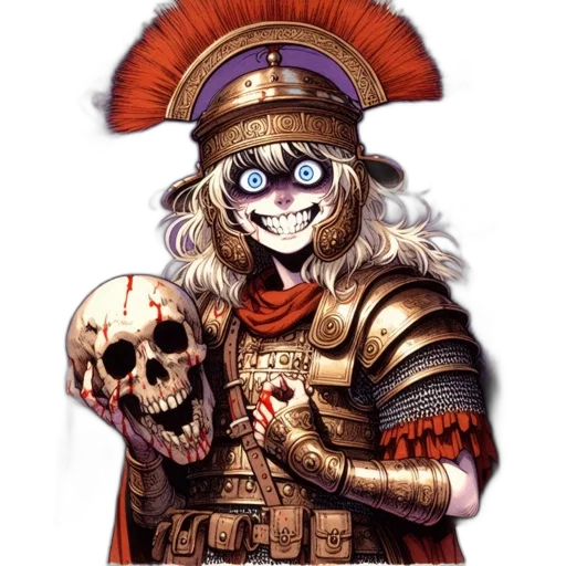 mask, weapon, staff, face, fantasy art, concept art, comic book art, watercolor transparent PNG cut-out