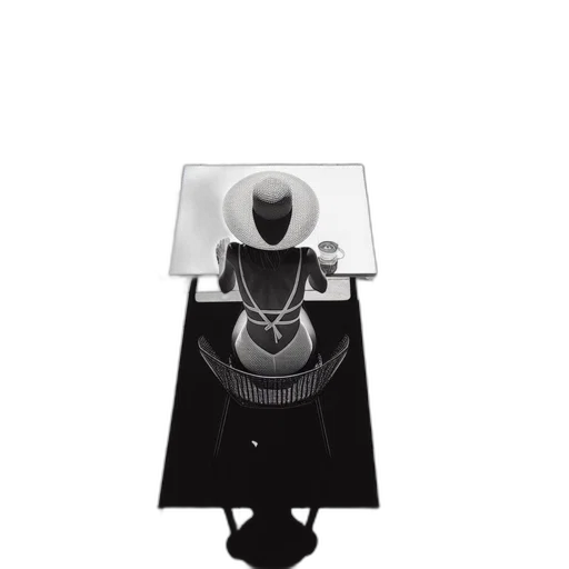 robot, hat, jewelry, crown, 3d render, concept art, pixel art, black transparent PNG cut-out