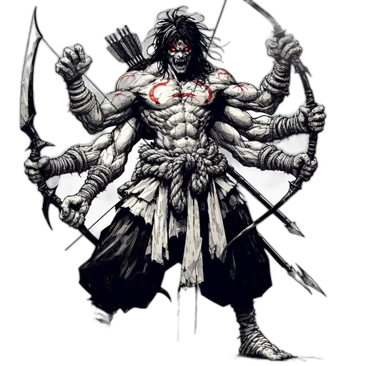 sword, weapon, concept art, comic book art, fantasy art, pixel art, muscular, weapon-wielding transparent PNG cut-out