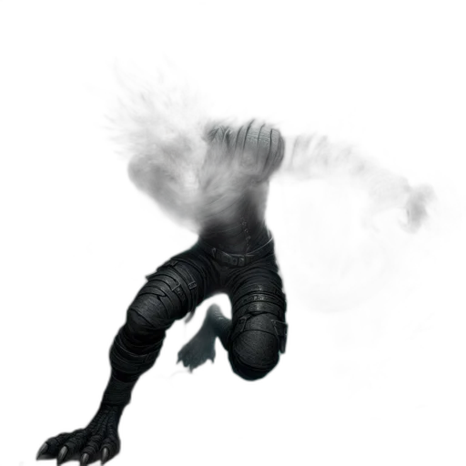 creature, hair, dragon, mask, concept art, 3d render, comic book art, fantasy art transparent PNG cut-out