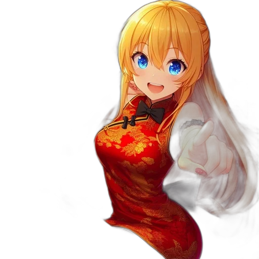 dress, dragon, robot, weapon, anime, fantasy art, pixel art, 3d render transparent PNG cut-out