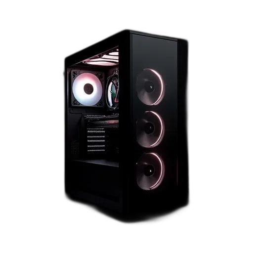 robot, 3d render, vaporwave, cyberpunk transparent PNG cut-out
