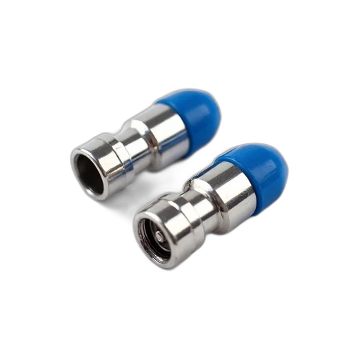jewelry, pair, shiny, new-looking, metal, connectors, blue, plastic transparent PNG cut-out
