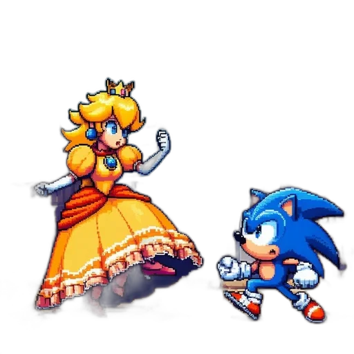 dress, crown, pixel art, concept art, fantasy art, watercolor, fire, blue transparent PNG cut-out