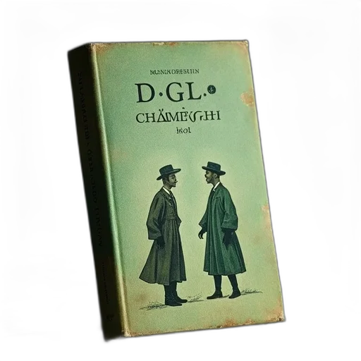 book, cover, greenish, hue, title, reads, chamischi, foreign transparent PNG cut-out