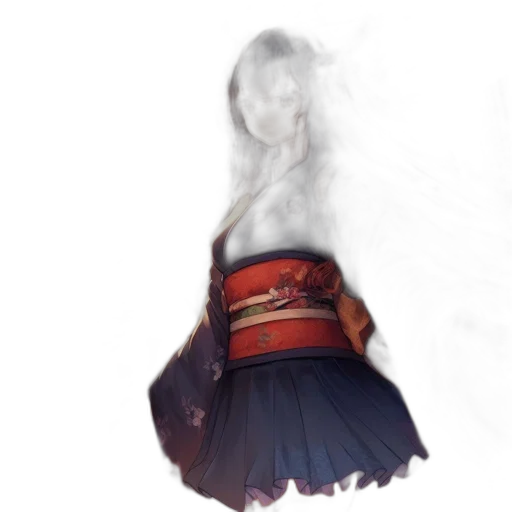 dress, staff, mask, sword, concept art, fantasy art, photorealistic, anime transparent PNG cut-out