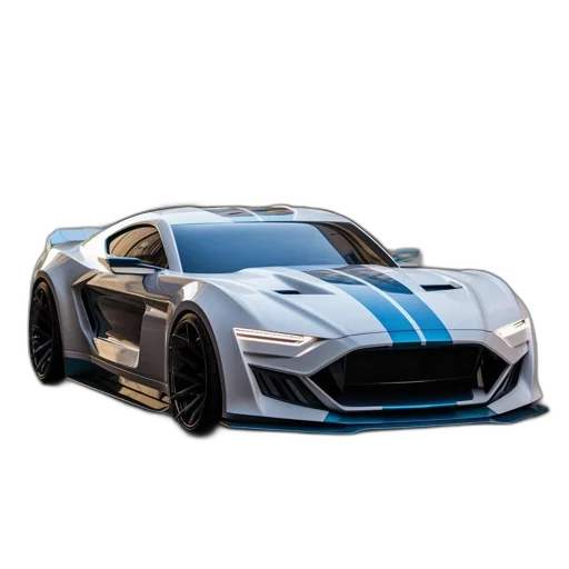 car, weapon, 3d render, concept art, photorealistic, high-performance, sports, striking transparent PNG cut-out