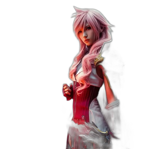 dress, staff, fantasy art, concept art, anime, pixel art, fire, red transparent PNG cut-out