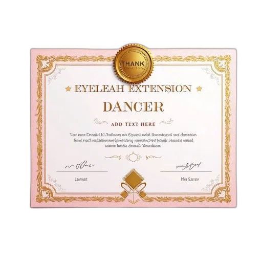 certificate, golden, border, text, eyeleah, extension, gift, dancer transparent PNG cut-out