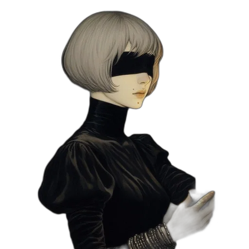 mask, staff, face, dress, 3d render, concept art, fantasy art, photorealistic transparent PNG cut-out
