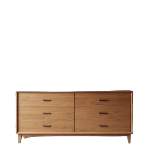furniture, earth tones, dresser, drawers transparent PNG cut-out