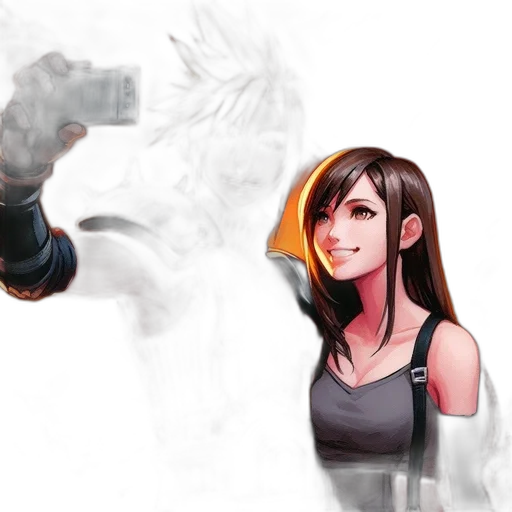 weapon, concept art, fantasy art, photorealistic, comic book art, fire, two, characters transparent PNG cut-out