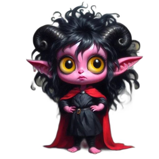 fantasy art, concept art, 3d render, pixel art, fantastical, being, distinctive, features transparent PNG cut-out