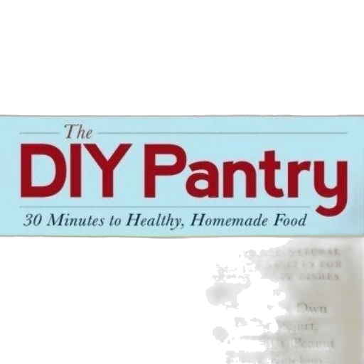 diy, pantry, book, cover, featuring, images, dough, pickles transparent PNG cut-out