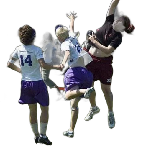 group, people, playing, frisbee, field transparent PNG cut-out