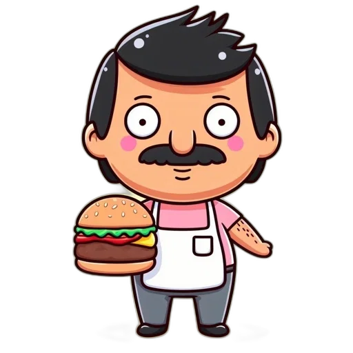 food, staff, animal, cartoon, pixel art, concept art, anime, man transparent PNG cut-out