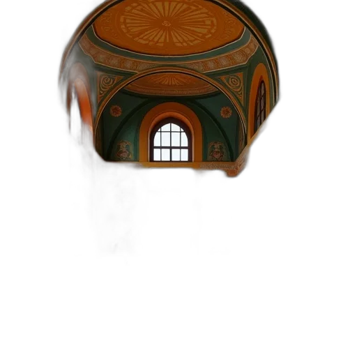 hat, mask, furniture, crown, 3d render, concept art, fantasy art, photorealistic transparent PNG cut-out