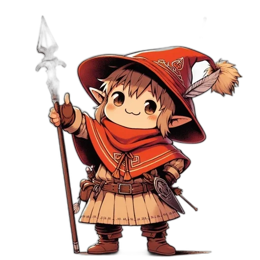 staff, dragon, weapon, sword, fantasy art, concept art, anime, pixel art transparent PNG cut-out