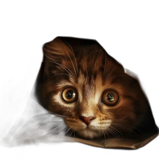 animal, face, hat, creature, photorealistic, concept art, fantasy art, oil painting transparent PNG cut-out