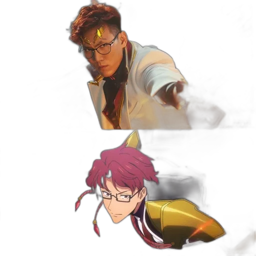 staff, weapon, anime, concept art, pixel art, fantasy art, fire, golden transparent PNG cut-out
