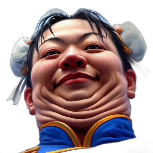 face, crown, staff, creature, photorealistic, concept art, 3d render, anime transparent PNG cut-out