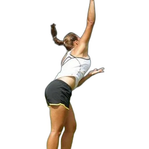 staff, 3d render, photorealistic, concept art, female, tennis, player, action transparent PNG cut-out