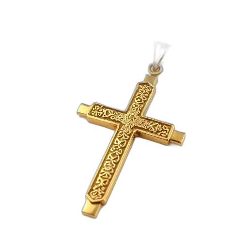 jewelry, staff, sword, weapon, gold, cross, pendant, intricate transparent PNG cut-out