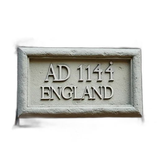 3d render, close-up, view, brick, wall, stone, plaque, attached transparent PNG cut-out