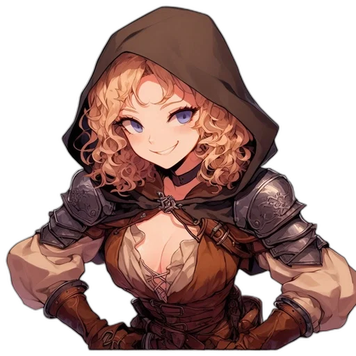 staff, face, dress, hat, pixel art, fantasy art, concept art, anime transparent PNG cut-out