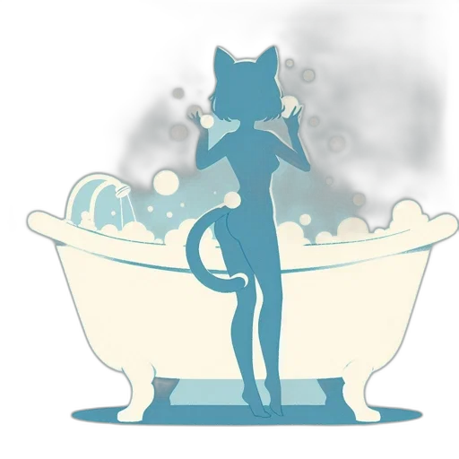 concept art, pixel art, cartoon, fantasy art, underwater, outer space, blue, monochrome transparent PNG cut-out