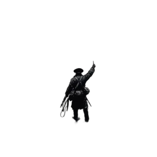 hat, staff, weapon, jacket, pixel art, concept art, 3d render, comic book art transparent PNG cut-out