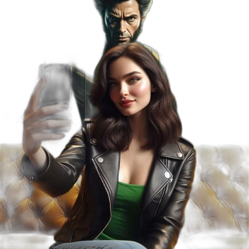 jacket, face, comic book art, concept art, fantasy art, photorealistic, underwater, outer space transparent PNG cut-out