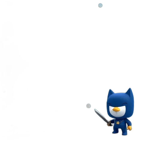 weapon, sword, staff, concept art, pixel art, comic book art, 3d render, blue transparent PNG cut-out