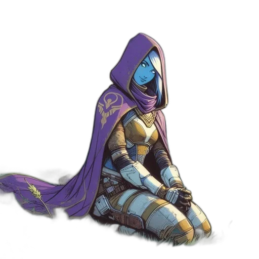 mask, creature, jacket, concept art transparent PNG cut-out