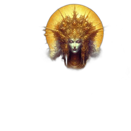 animal, mask, hair, creature, 3d render, concept art, photorealistic, fantasy art transparent PNG cut-out