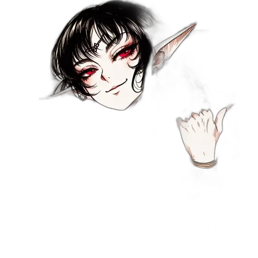 mask, face, staff, weapon, anime, concept art, watercolor, fantasy art transparent PNG cut-out