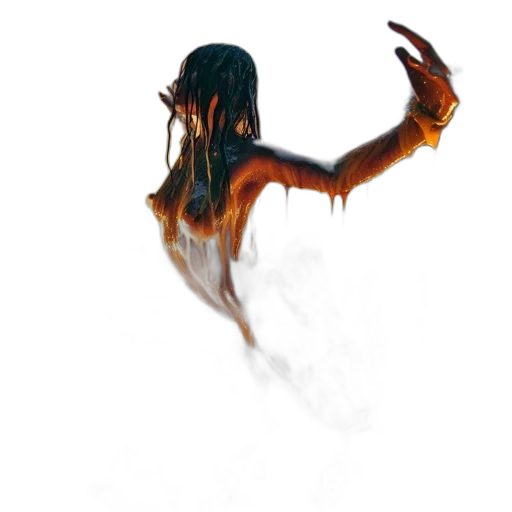 mask, creature, dragon, hair, concept art, fantasy art, photorealistic, 3d render transparent PNG cut-out