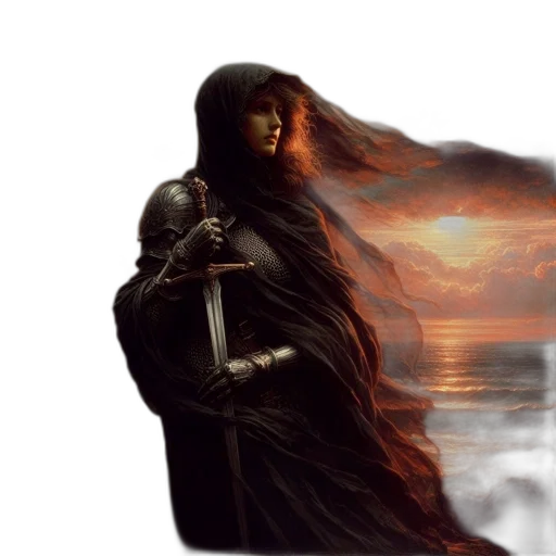 sword, weapon, dragon, fantasy art, concept art, photorealistic, pixel art, fire transparent PNG cut-out