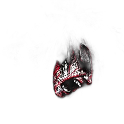 mask, dragon, face, shoes, photorealistic, 3d render, concept art, pixel art transparent PNG cut-out