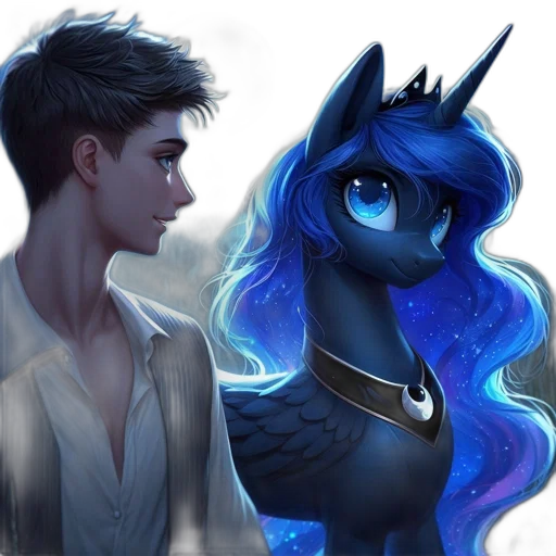 dragon, fantasy art, concept art, anime, comic book art, blue, dark, young transparent PNG cut-out