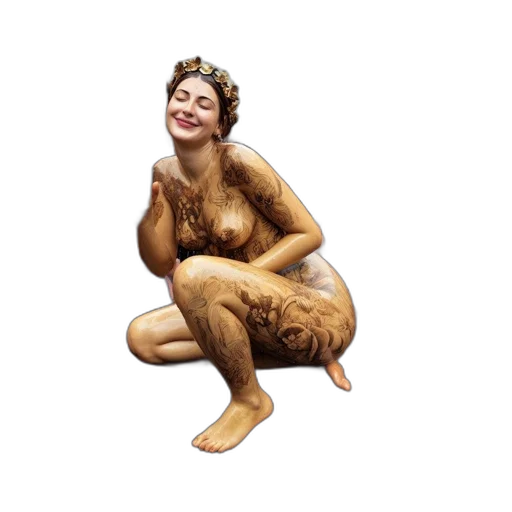 animal, creature, dress, crown, concept art, pixel art, photorealistic, urban transparent PNG cut-out