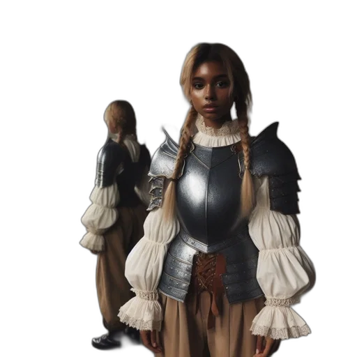 dress, jacket, staff, concept art, 3d render, fantasy art, photorealistic, dark transparent PNG cut-out