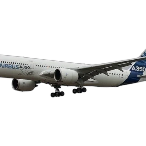 3d render, photorealistic, airbus, a350, aircraft, flight, tail, fin transparent PNG cut-out