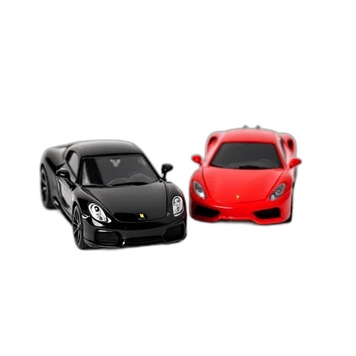 car, 3d render, photorealistic, concept art, pixel art, black, red, toy transparent PNG cut-out